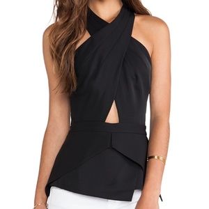 BCBG Maxazria open back top/vest!